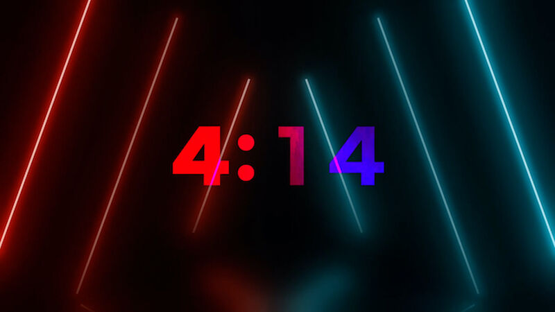 4 Neon Countdown Videos
